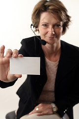 Image showing business card