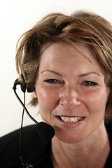 Image showing receptionist