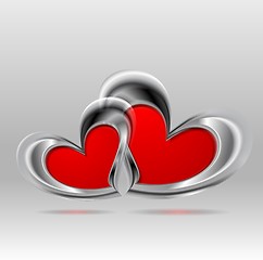 Image showing Valentines Day bright colorful background