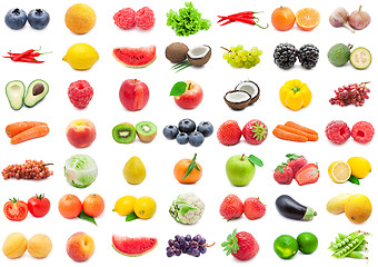 Image showing Fruits and Vegetables