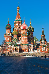 Image showing Saint Basil Cathedral  in Moscow