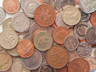 Image showing Pound coins