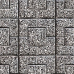 Image showing Granular Paving Slabs. Seamless Tileable Texture.