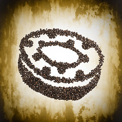 Image showing Coffee Bean Donut