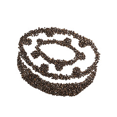 Image showing Coffee Bean Donut