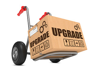 Image showing Upgrade - Cardboard Box on Hand Truck.