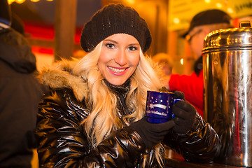 Image showing Young on Christmas Market