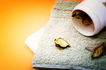 Image showing Spa essentials