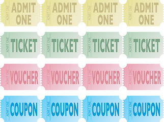 Image showing ticket row