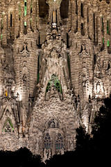 Image showing Sagrada Familia in Barcelona