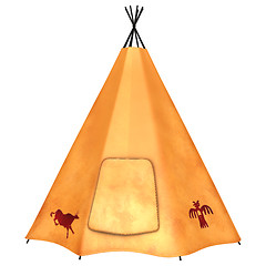 Image showing Native American Teepee