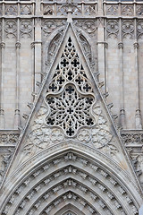 Image showing Gothic Cathedral in Barcelona