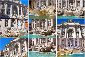 Image showing Fountain di Trevi