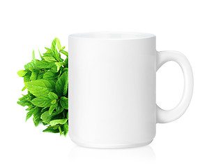 Image showing White ceramic mug