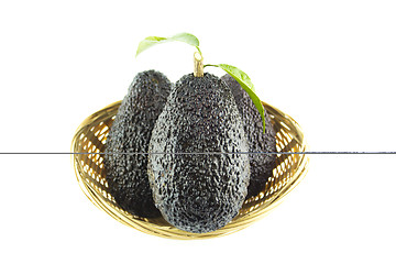 Image showing Black Ripe Avocados