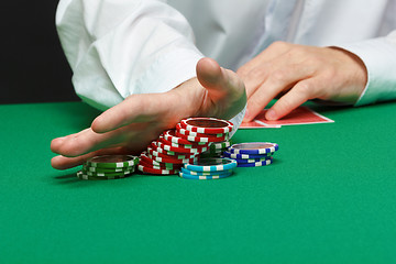 Image showing gambler