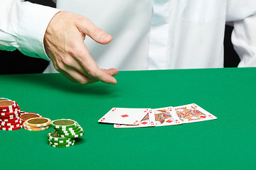 Image showing gambler