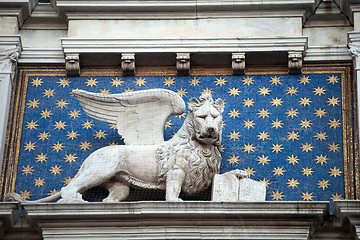 Image showing San Marco winged lion