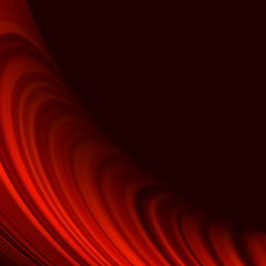 Image showing Red smooth twist light lines. EPS 10