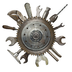 Image showing Rusty tools