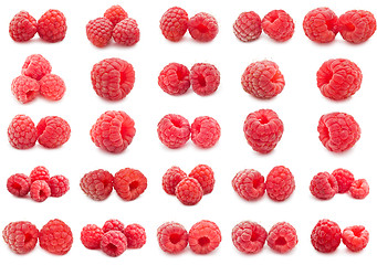 Image showing Raspberries