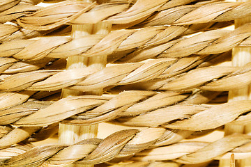 Image showing natural wicker background