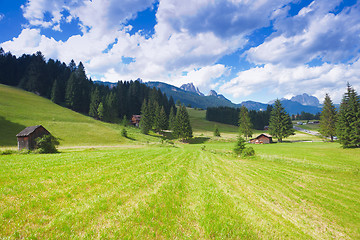 Image showing Val di fiemme plateau