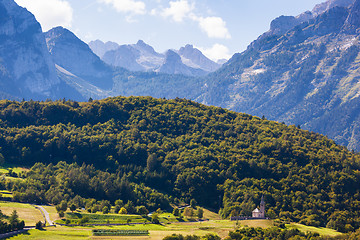Image showing Alpine view in Cavedago