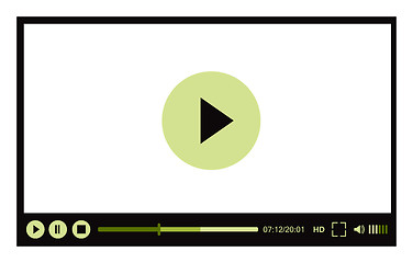 Image showing Video player for web
