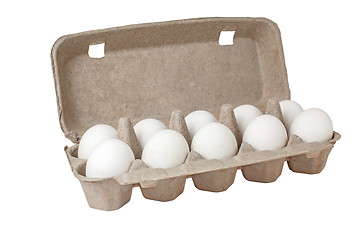 Image showing Eggs in a case