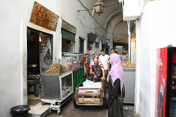 Image showing Fast food in the medina