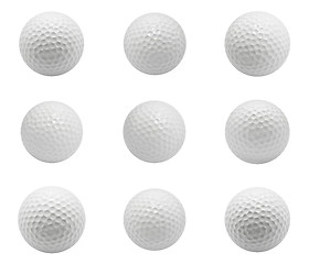 Image showing Golf balls