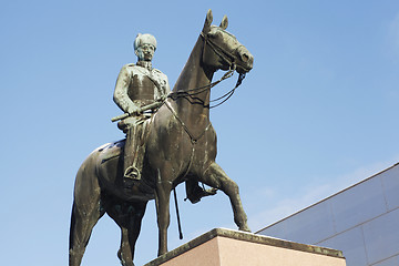 Image showing HELSINKI, FINLAND, JANUARY 21, 2014: The monument to Marshal Man