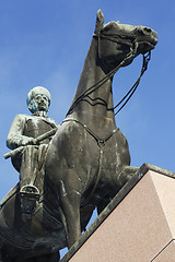 Image showing HELSINKI, FINLAND, JANUARY 21, 2014: The monument to Marshal Man