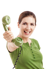 Image showing Pick up the phone