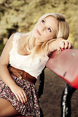 Image showing Girl in the park