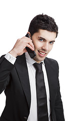 Image showing Businessman calling