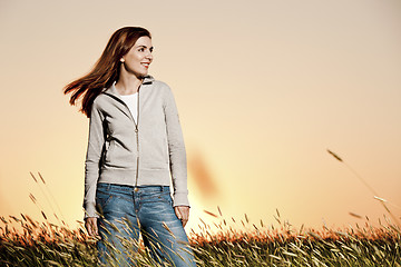 Image showing Woman on a summer day