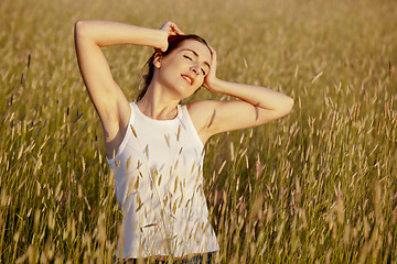 Image showing Relaxing on a summer day