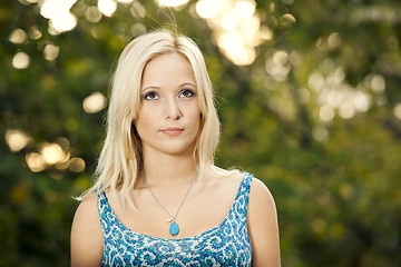 Image showing Girl in the park