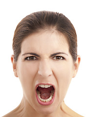 Image showing Shouting expression