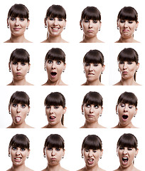 Image showing Multiple expressions