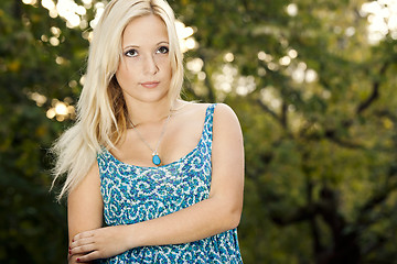 Image showing Girl in the park