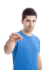 Image showing Holding my house keys