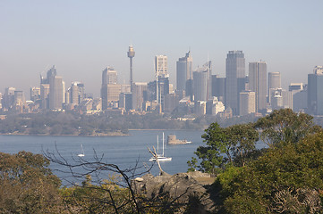 Image showing Sydney On A Smoggy Day