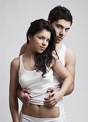 Image showing Beautiful young couple