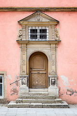 Image showing Old Door Rothenburg ob der Tauber