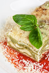 Image showing lasagna