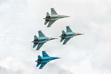 Image showing Military air fighters