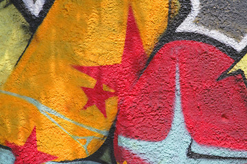 Image showing Graffiti background